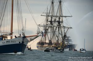 hermione en rade de cherbourg